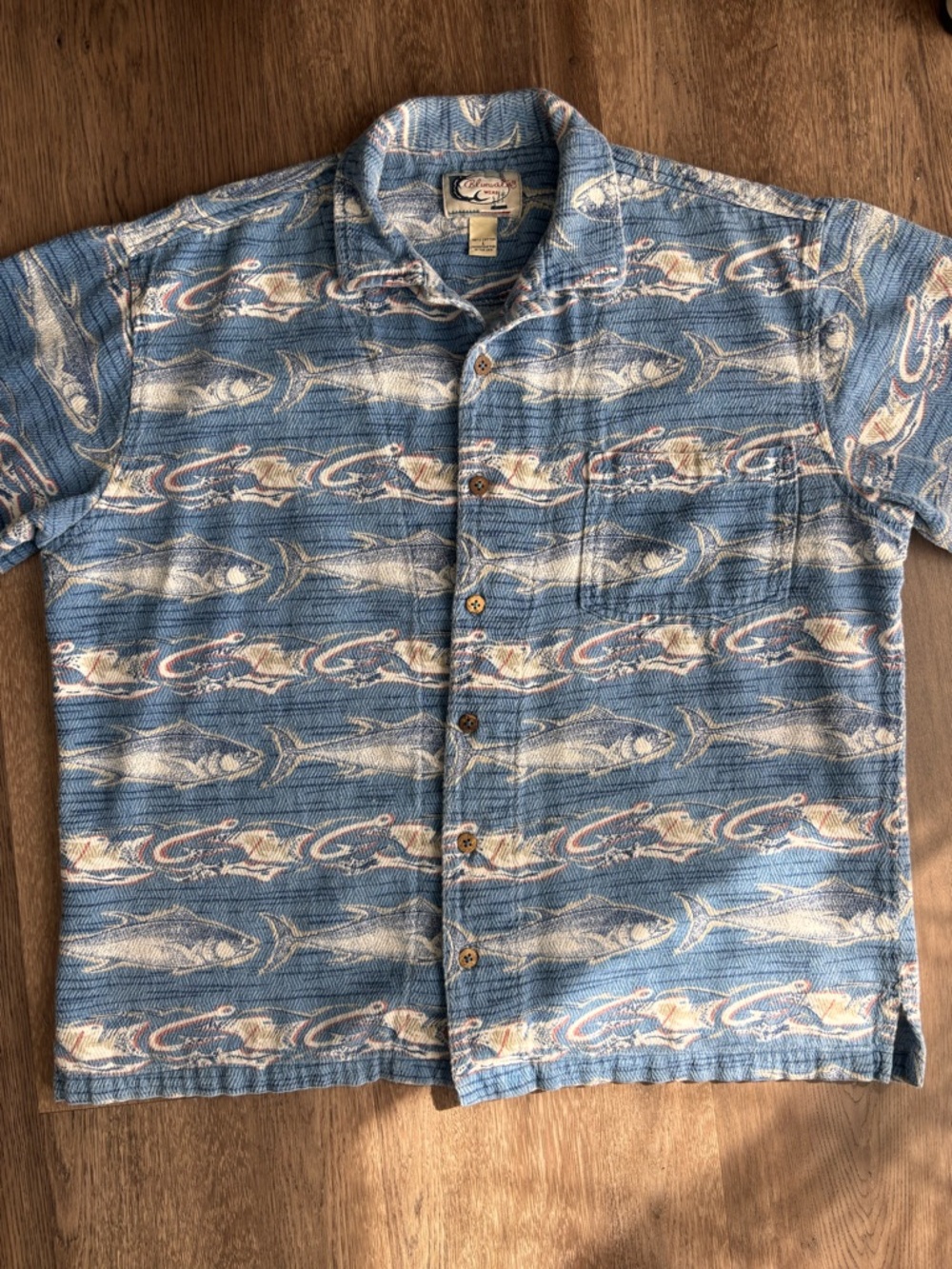 Vintage BlueWater Wear Aloha Short-Sleeve Shirt Sz.L